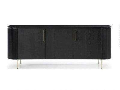 Lantone Buffet / Sideboard in Natural Oak finish with modern design and ample storage.
