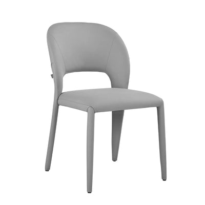 Alfie Leather Dining Chair - Fully Upholstered