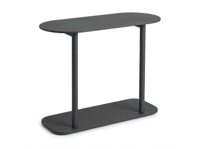 Altro Outdoor Side Table in Charcoal powder-coated aluminium