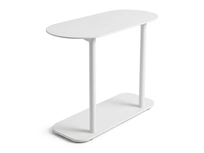 Altro Outdoor Side Table in White powder-coated aluminium