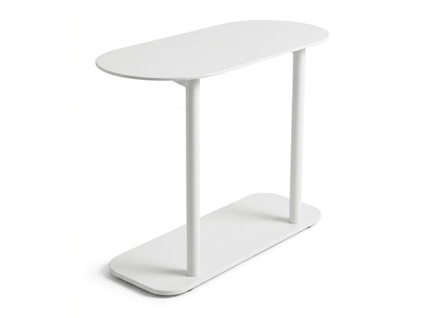 Altro Outdoor Side Table in White powder-coated aluminium