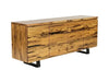 Amazon Buffet solid Marri Timber storage unit with four doors and three drawers in natural finish