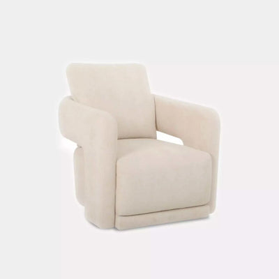 Aria Leather Armchair with sleek design and supportive cushioning, ideal for modern interiors.