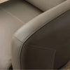 Aria Leather Armchair with sleek armrest detail in premium leather.