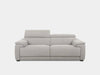 Aurora 2.5 Seater Sofa in light grey upholstery.