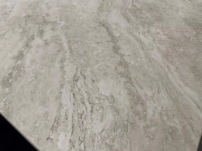 Elegant ceramic surface of the Bella Outdoor Ceramic Dining Table.