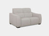 Bordeaux 2 Seater Recliner Sofa in beige upholstery.