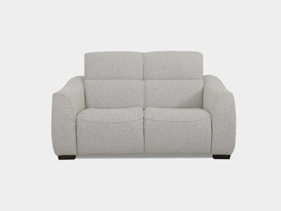Bordeaux 2 Seater Recliner Sofa in light gray fabric.