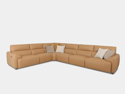 Cairns 6.5 Seater Corner Sofa with Recliner