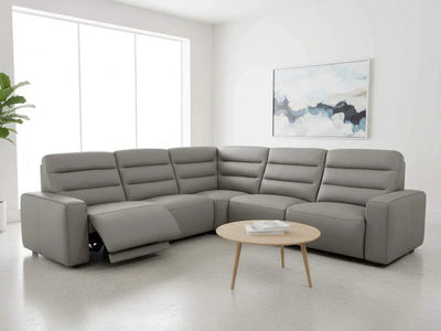 Flanders 5.5 Seater Corner Recliner Sofa with 304 cm width and depth
