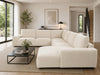 Georgia 7.5 Seater Leather Corner Sofa with Chaise 401x311 cm