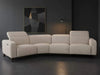 Gerry 3.75 Seater 45° curved recliner sofa with 291–358 cm width and 135 cm depth