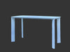 Granada Outdoor Bar Table modern white outdoor furniture