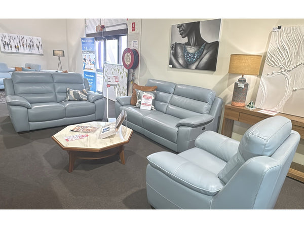 Grange 3-Piece Leather Recliner Sofa Set – Clearance Sale