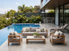 Harvard outdoor lounge set in a poolside configuration