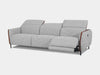 Hudson 3.75 Seater Recliner Sofa in fabric upholstery with sleek design and electric reclining mechanism.