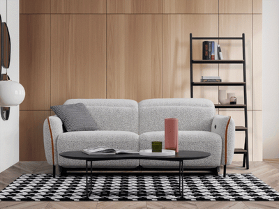 Hudson 2.5 Seater Recliner Sofa with sleek design and plush cushioning in modern living room setting.