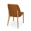Kai Leather Dining Chair with Verona Tan leather upholstery and solid oak timber legs, stylish and durable dining seating