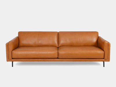 Sunrise 2.5 Seater Leather Sofa with plush seating and elegant design.
