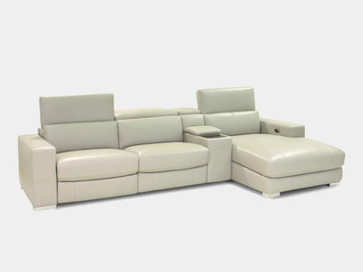 Tusmore 2.5-Seater Sofa with recliner, chaise, and storage compartment in modern design.