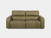 Sogno 2.5 Seater Recliner Sofa in leather with adjustable reclining mechanism and modern design.