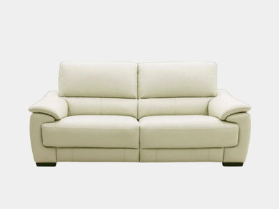 Penrose 2.5 Seater Recliner Sofa in cream color, showcasing modern design and plush cushions.