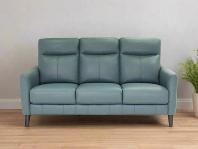 Geneva 3 Seater Recliner Sofa in leather upholstery, featuring plush cushions and a sturdy frame.