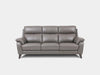 Lenora 3 Seater Sofa with Recliner, sleek modern design, leather upholstery, tailored comfort.