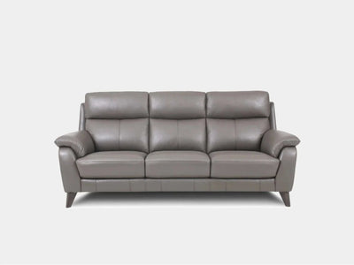 Lenora 3 Seater Sofa with Recliner, sleek modern design, leather upholstery, tailored comfort.