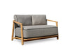 Discover the Lincoln 2 seater outdoor sofa with A-Grade teak, UV-stabilized rope, Sunbrella® fabric and Quick-Dry Foam. Visit our Adelaide showroom.