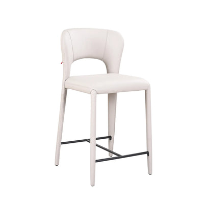 Luton Leather Bar Chair - Fully Upholstered
