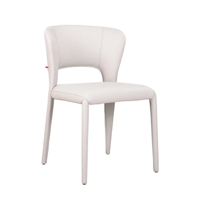 Luton Leather Dining Chair - Fully Upholstered