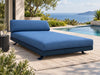 Modern Luzon Daybed with powder-coated aluminum frame and weather-resistant cushions for outdoor relaxation