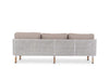 Majorca 3 seater outdoor sofa with solid teak frame, artisanal weave, and Quick Dry Foam cushions in Sunbrella fabric.