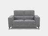 Norfolk 2 Seater Sofa in gray fabric with modern design.