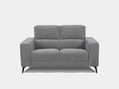 Norfolk 2 Seater Sofa in gray fabric with modern design.
