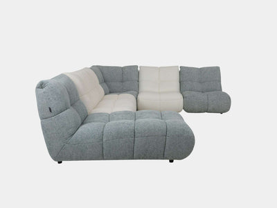 Oasis 7 Seater Corner Sofa with Chaise, 358 x 281 cm.