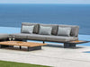 Arbon Outdoor Lounge - 3 Seater Outdoor Sofa with Built-in Side Table