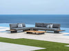 Arbon Outdoor Lounge - 2 Seater Outdoor Sofa with Built-in Side Table
