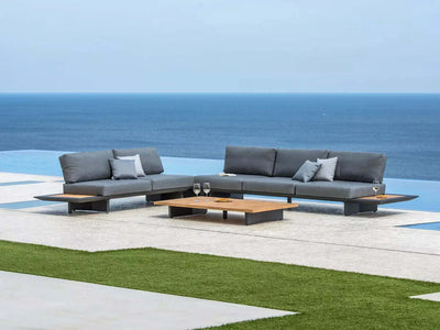 Arbon Outdoor Lounge - 2 Seater Outdoor Sofa with Built-in Side Table