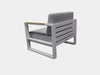Belvedere Outdoor Lounge - 1 Seater Outdoor Sofa