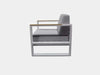 Belvedere Outdoor Lounge - 1 Seater Outdoor Sofa