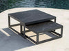 Adagio Outdoor Square Coffee Tables (Set of 2)