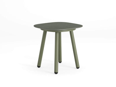 Palma outdoor ceramic side table with Green Matt frame and Chester Green ceramic top