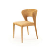 Pari Fabric Dining Chair in Bella Amber fully upholstered with ergonomic design and steel frame