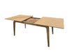 Pascoe Extendable Dining Table in ash veneer with solid ash legs