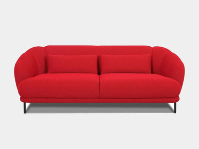 Red Poppy 2.5 Seater Sofa with sleek design and comfortable cushions.