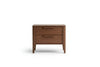Porto Bedside Table made of American Black Walnut wood