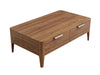 Porto Coffee Table made of American Black Walnut with dimensions 1300x700x420 mm