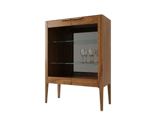Porto Display Unit made of American Black Walnut with dimensions 1100x500x1520 mm